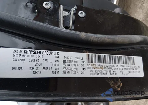 2015 Dodge Journey Crossroad z USA, uszkodzony, nr VIN 3C4PDCGB1FT580169